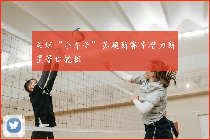 足坛“小李子”苏超新赛季潜力新星等你挖掘